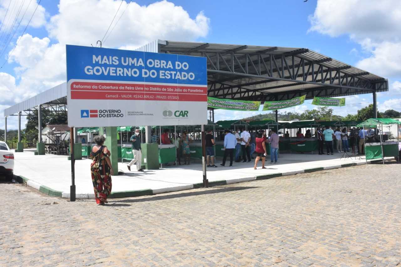 Camacã: Prefeitura entrega a nova feira livre de São João do Panelinha